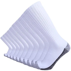 10P Pack Men's Cotton Moisture Wicking Heavy Cushion Crew Socks (10-13/shoe s... - Picture 1 of 6