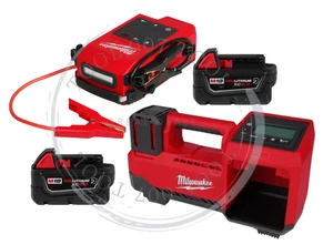 Milwaukee 2848-20 3841-20 M18 Tire Inflator & Hot Shot W/2 Batteries - Picture 1 of 20