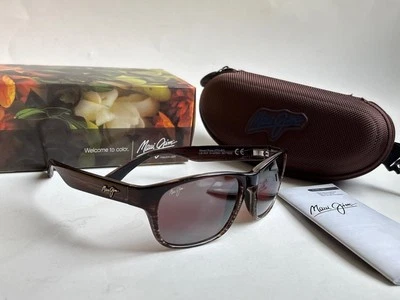 Maui Jim Mixed Plate Polarized Sunglasses R721-01 Chocolate Stripe/Rose Glass - Image 1 of 4