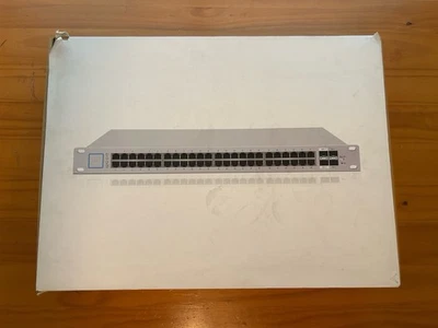 Ubiquiti UniFi US-48-500W 48-Port PoE+ Gigabit Ethernet 4xSFP/+ Network Switch - Image 1 of 4