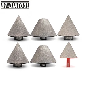 Broca de biselado de diamante Broca de fresado de cono 35 mm/50 mm/82 mm Granito Mármol Sierra de agujero - Imagen 1 de 13