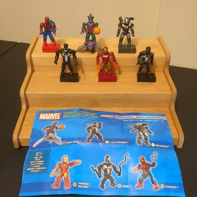 Mega Bloks 91248 Marvel Serie 1 Juego Completo de 6 Minifiguras - Raro Ultra Raro Foto 1 de 4