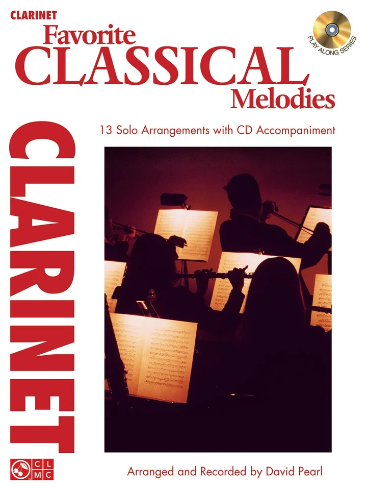 Favorite Classical Melodies for Clarinet Solo Sheet Music Play-Along Book CD - Image 1 of 1