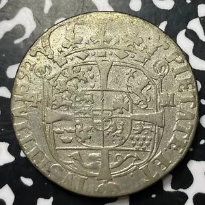 1692 Denmark Gluckstadt 4 Mark Danske Lot#JM8719 Silver! KM#77.1, DAV-3679 - Picture 1 of 2