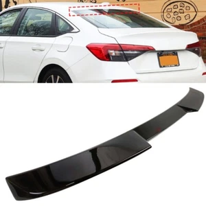 2022+ Fit For Honda Civic 11th Sedan V Type Rear Roof Spoiler Painted Color - Picture 1 of 5