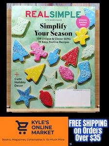 Real Simple Magazine DEC 2021 Simplify Your Season 138 Unique & Clever Gifts  - Picture 1 of 24