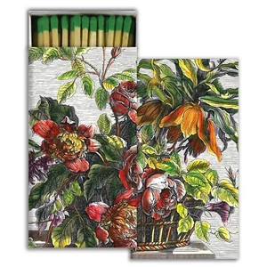 Basket of Flowers Set of 3 Large Matchboxes with Wooden Matches - Picture 1 of 2
