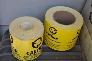 1,000 labels of 2 rolls 500 ESD 4x4 Sensitive Electronic Devices Anti-Static - Picture 1 of 6