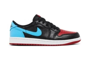 Size 7 Nike Women's Jordan 1 Low UNC to Chicago Red Blue New CZ0775-046 Shoes - Picture 1 of 7