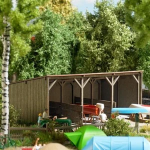 Busch 1899 Unterstand H0 - Bausatz - Neu in OVP - Bild 1 von 1