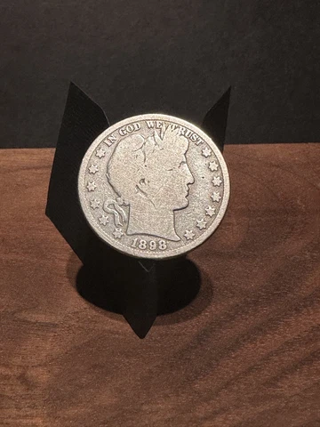 1898 O Barber Half Dollar Key Date! 90% Silver Constitutional Coin US Mint 0003 Cover