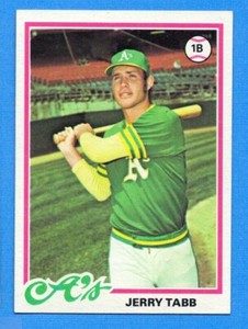 1978 Topps #224 Jerry Tabb EX+ Athletics