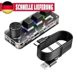 Mini mechanische Tastatur BT Shortcut Makro programmierbare Tastatur (Schwarz 3 - Bild 1 von 12