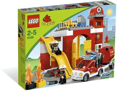 Lego 6168 Fire Station Duplo New & Sealed Rare Discontinued & Retired Set  - Image 1 of 4
