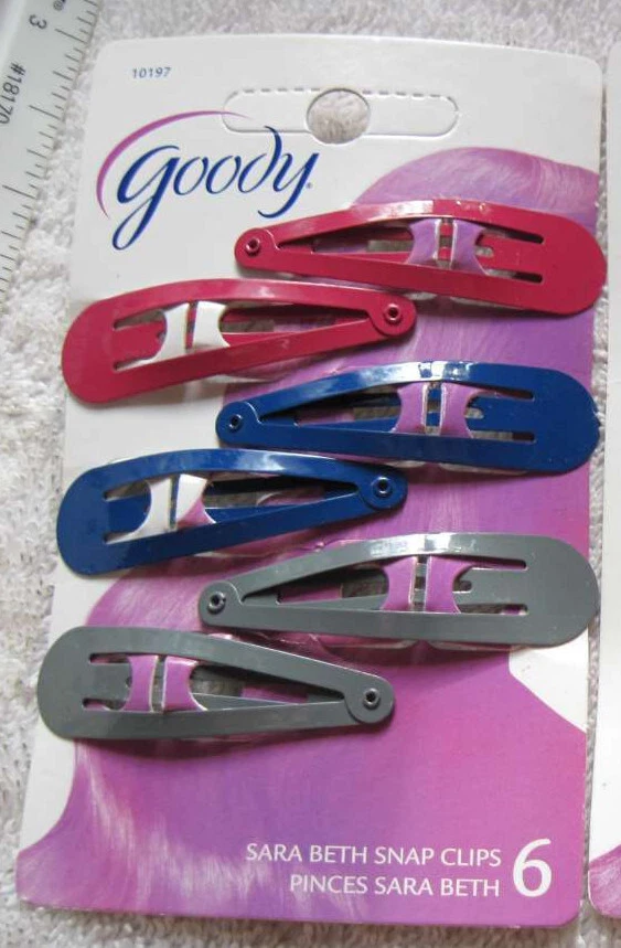 Goody Classics Contour Hair Clip Colors May Vary 6 Count
