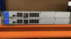 Moxa IKS-6728-4GTXSFP-HV-HV-T Gigabit Switch - Foto 1 di 3
