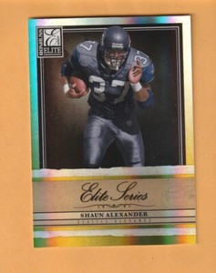 Shaun Alexander Seattle Seahawks 2007 Donruss Elite Series Gold #25 /1000 7I