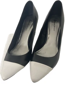 Black/White Platform Pumps High Heels LANE BRYANT 9W Swiftie Romantic Dressy New - Picture 1 of 9