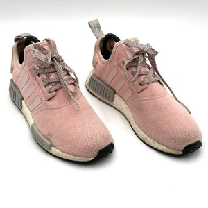 Adidas NMD R1 Womens Pink Gray Athletic Running Shoes Sneakers BY3059 Size 8 - Picture 1 of 16