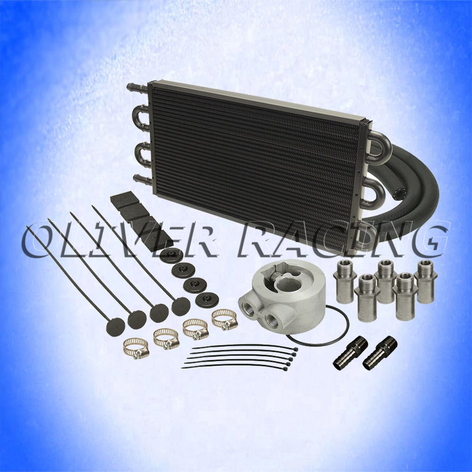 Motorölkühler Ölkühler Universal V8 V6 Buick Cadillac Chevrolet GMC Oldsmobile — 第 1/1 张图片