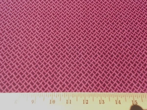 Sonata Toile Collection Pink Burgundy Geometric Civil War Print Fabric Cotton - Picture 1 of 2