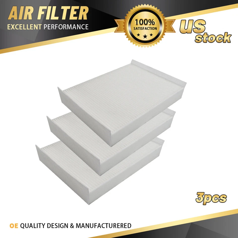 3x Cabin Air Filter for Mercedes-Benz ML250 ML350 E350 GLE350 GL450 GLE400 - Image 1 of 4