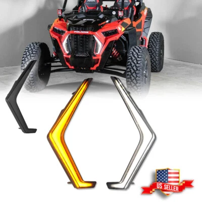 Luces de señal LED DRL Smoke Switchback para Polaris RZR XP 4 1000 Turbo 2018-2022 Foto 1 de 4