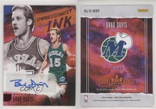 2018-19 Panini Court Kings Impressionist Ink Ruby /99 Brad Davis #II-BDV Auto