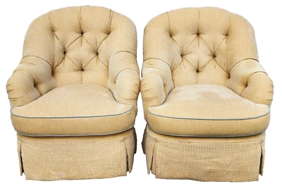 CENTURY Furniture Club Chairs English Oversized Pair - Image 1 of 4