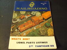 O Scale Railroading Mar 1972 Lionel Parts Lisings, Yentican Rr Id:73336