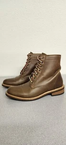 Nisolo Womens Amelia All Weather Leather Waterproof Boot Brown Size 9.5 M - Picture 1 of 14
