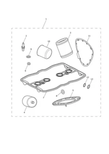 Kit de servicio Triumph Thunderbird 1600 y Thunderbird Storm - T3990027 - Imagen 1 de 1