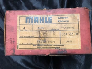 Mahle Pistons Audi part # 0346201 NOS perfect condition never opened from a shop - Picture 1 of 7