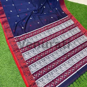 Exquisite Cotton Jamdani Saree Pure Cotton Sari Soft jamdani Saree Birthday Gift - Picture 1 of 12