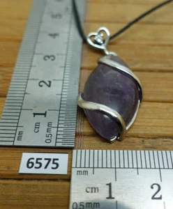 Pendentif argenté en AMETRINE pierre naturelle - collier reiki  lithotherapie - Picture 1 of 4