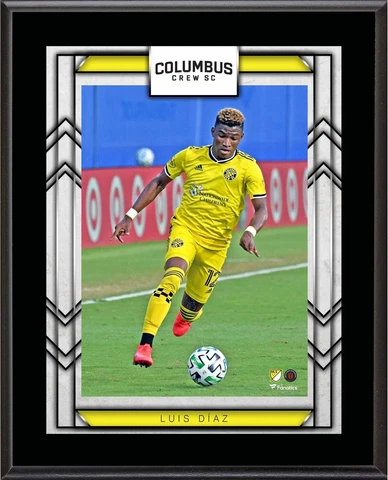Luis Diaz Columbus Crew SC 10.5" x 13" Sublimated Player Plaque Cover