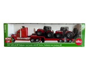 Camion Siku Farmer 1:87 1857 con trattori MF - Foto 1 di 10