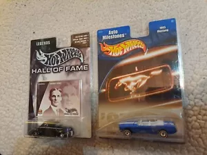 2 Hot Wheels Hall of Fame 2002 Legends '40 Ford Red Line 1965 Mustang Real Rider - Bild 1 von 5