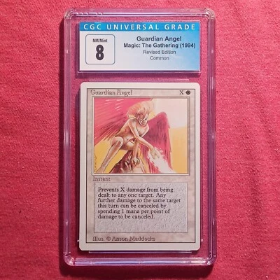 Magic The Gathering MTG Revised: Guardian Angel - CGC 8 NM Near Mint - Image 1 of 2