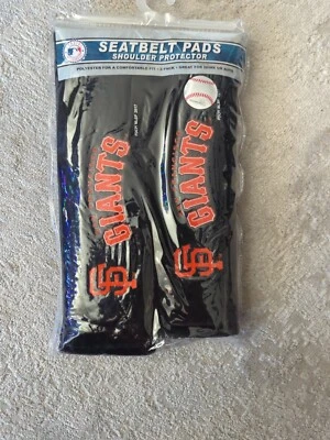 Almohadillas para cinturón de seguridad de los Gigantes de San Francisco (2 paquetes) protector de hombro MLB, NUEVO EN PAQUETE universal  Foto 1 de 4