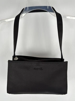 Cartera de Colección Esprit Negra Cierre de Cremallera Cuerpo Imán Cierre Lateral Bolsillo Foto 1 de 4