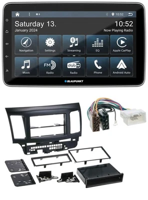 Blaupunkt USB DAB SD MP3 Bluetooth Autoradio für Mitsubishi Evo Lancer (ab 2008) - Bild 1 von 4