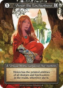 VIVIEN THE ENCHANTRESS Unique -SORCERY CONTESTED REALM: ARTHURIAN LEGENDS (2024) - Foto 1 di 1