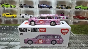 MINI GT Kaido House Datsun 510 Wagon Hanami V1 Pink 012 KHMG012 Open - Picture 1 of 2