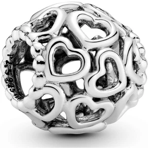 Authentic Pandora OPEN YOUR HEART Wife Love 790964 Sterling Silver - Picture 1 of 8