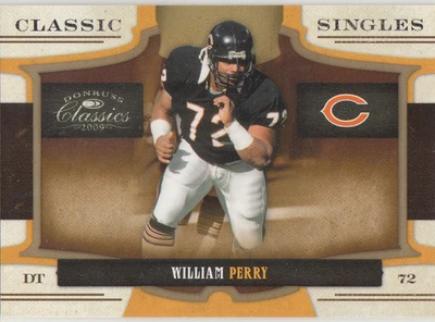 2009 Donruss Classics Singles Gold WILLIAM PERRY #25 Bears /100 - Image 1 of 2