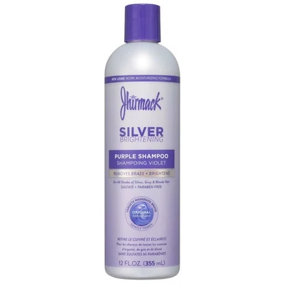 Champú púrpura iluminador plateado Jhirmack para todos los tonos de gris, blanco 12 floz Foto 1 de 4