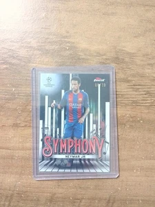 Neymar Jr /10 Black Topps Finest Symphony 2024/25 Barcelona UCL UCC - Picture 1 of 2