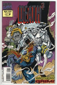 DEATH 3 #1. EMBOSSED COVER. ABNETT / BARRAS. MARVEL 1993. 9+ - Picture 1 of 2