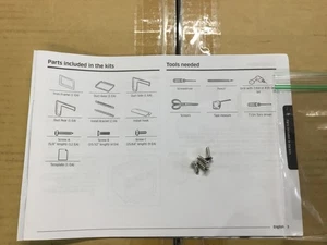 Kit de moldura para horno microondas Samsung MA-TK8020TS/AA - REPUESTO 4 TORNILLOS B SOLAMENTE - Imagen 1 de 4